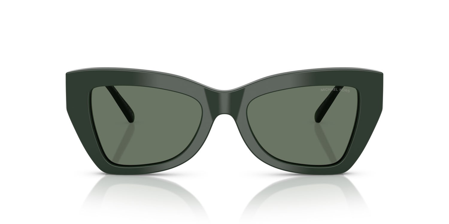 Sunglasses Michael Kors Montecito MK 2205 (40063H) color bosco solid shape cat eye lenses verde tinta unita