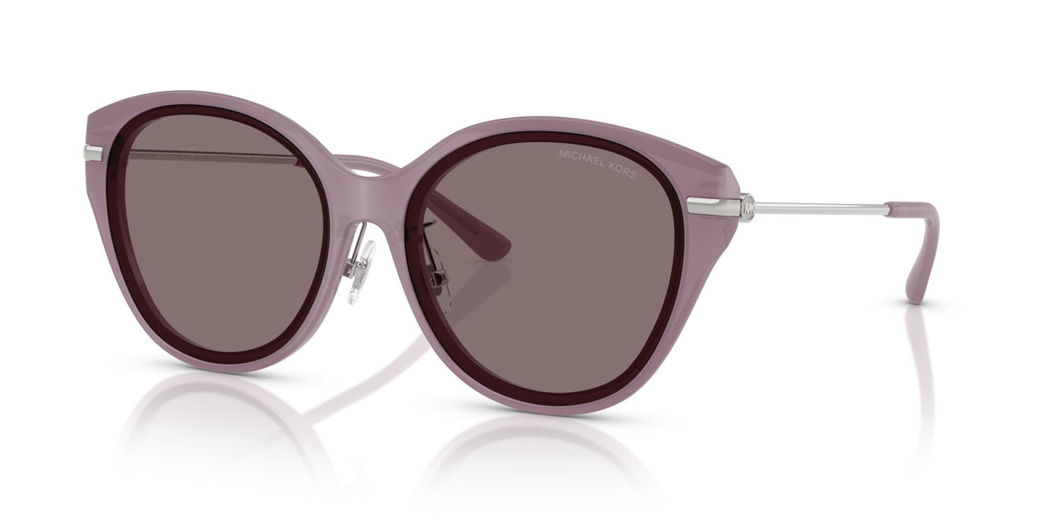 Occhiali da sole Michael Kors Tianjin MK 2229D (40057N) colore iris chiaro forma rotondo lenti light iris solid
