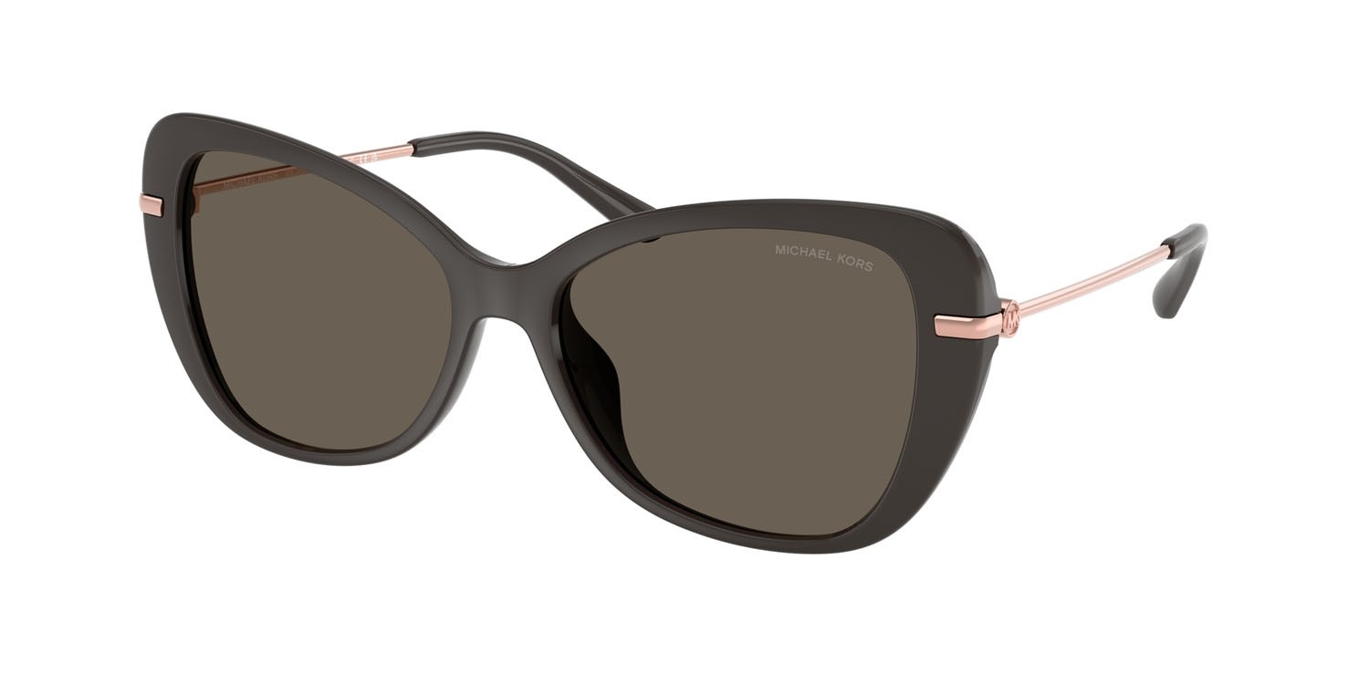 Sonnenbrillen Michael Kors Saint Croix MK 2230U (4003/3) farbe cenere form schmetterling gläser ash solid