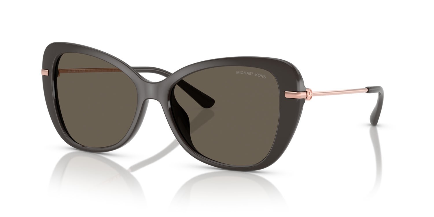 Sonnenbrillen Michael Kors Saint Croix MK 2230U (4003/3) farbe cenere form schmetterling gläser ash solid