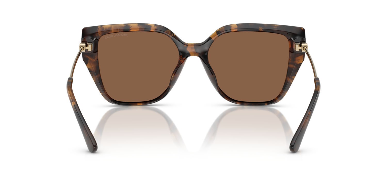 Occhiali da sole Michael Kors St. Barths MK 2231U (30063G) colore tartarugato scuro forma quadrato lenti marrone scuro tinta unita