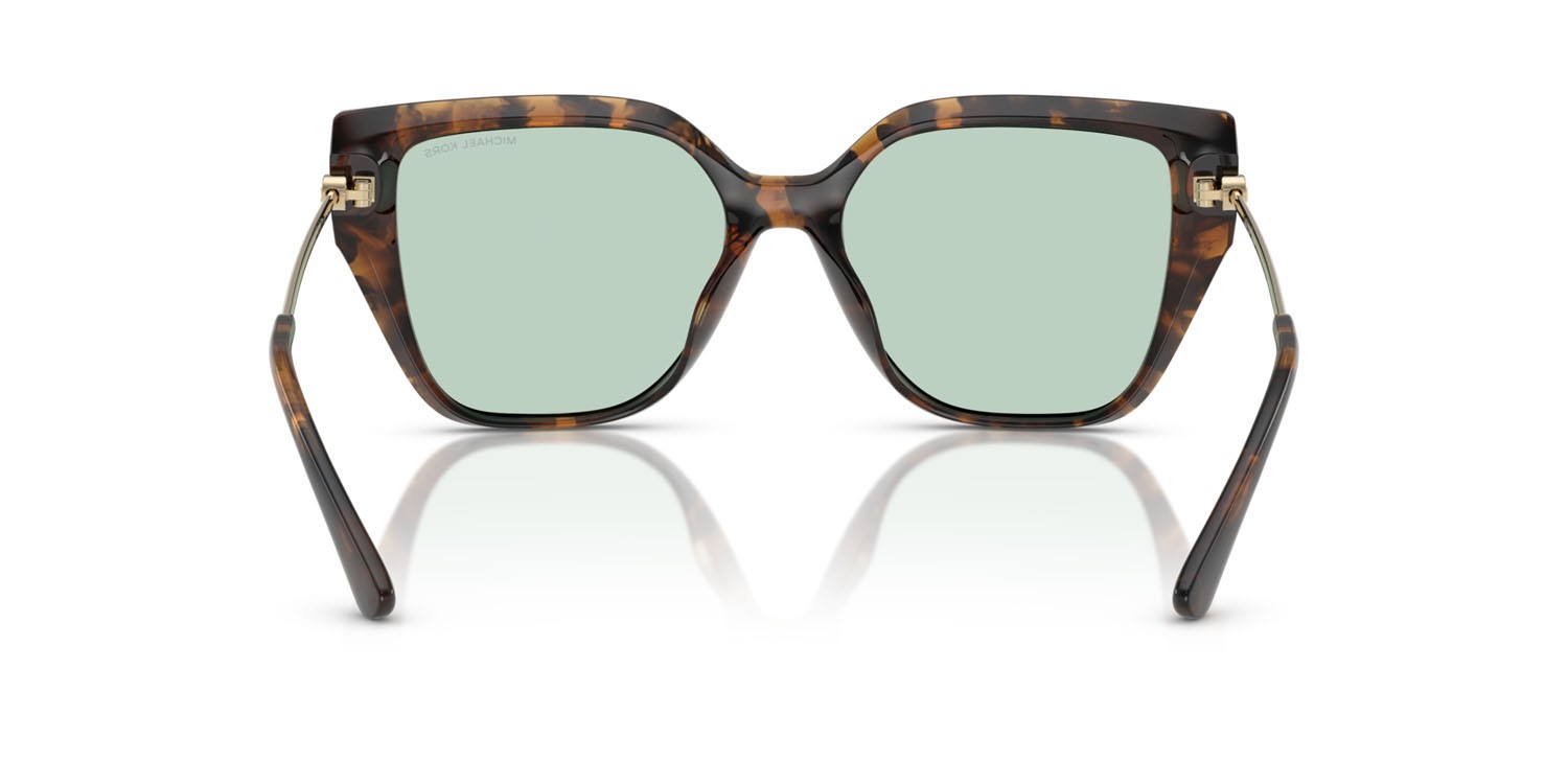 Occhiali da sole Michael Kors St. Barths MK 2231U (3006M1) colore tartarugato scuro forma quadrato lenti green solid photochromic