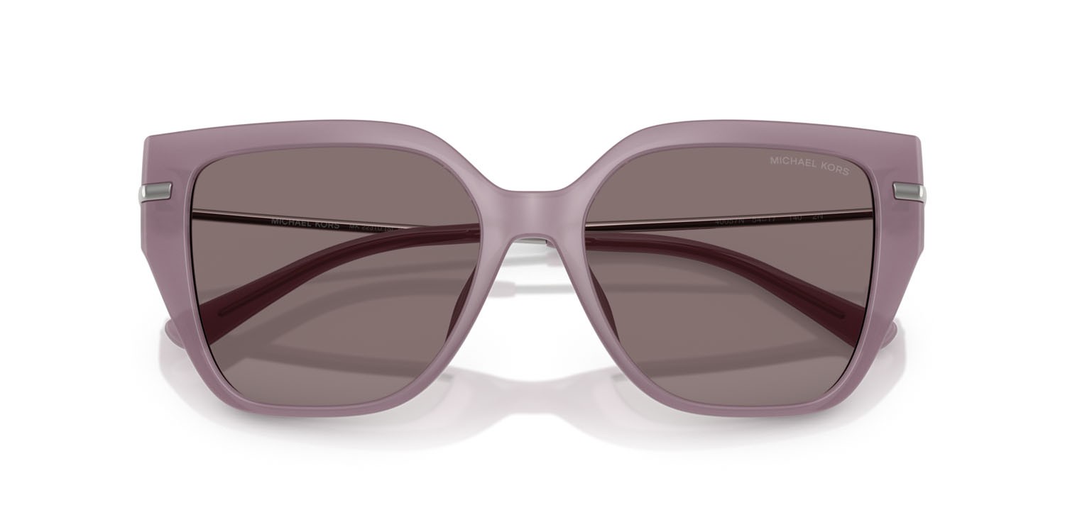 Occhiali da sole Michael Kors St. Barths MK 2231U (40057N) colore iris chiaro forma quadrato lenti light iris solid
