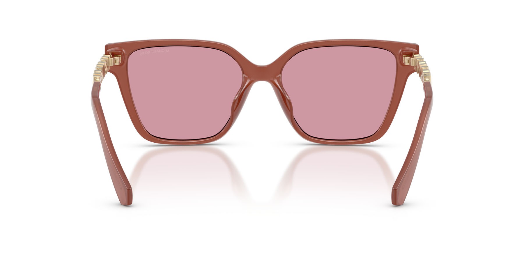 Occhiali da sole Michael Kors Piedmont MK 2263U (403030) colore primrose forma quadrato lenti rose flash