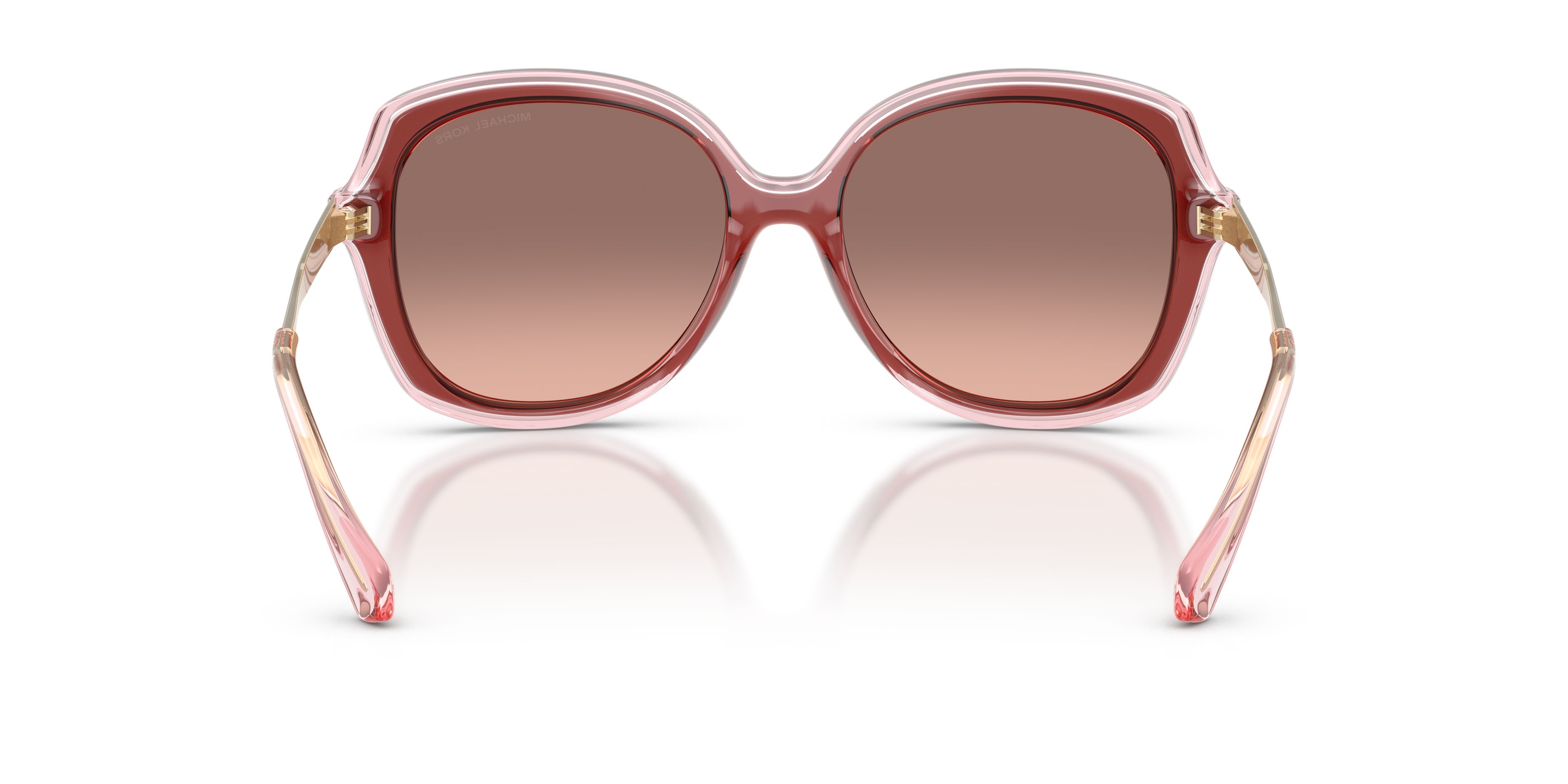 Occhiali da sole Michael Kors Canary Islands MK 2273U (391313) colore palissandro forma quadrato lenti marrone rosa