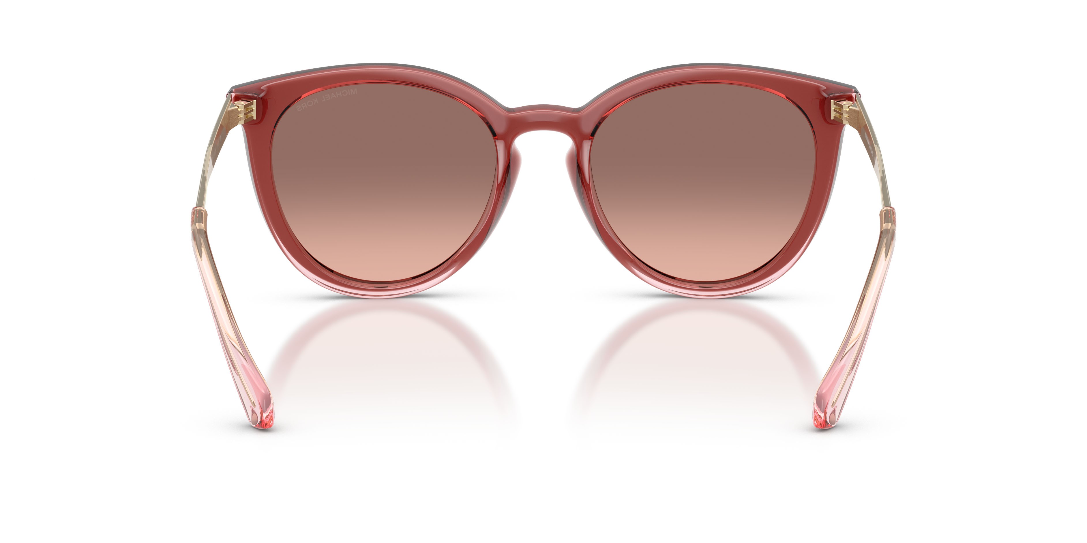 Occhiali da sole Michael Kors Tarifa MK 2274U (391313) colore palissandro forma rotondo lenti marrone rosa