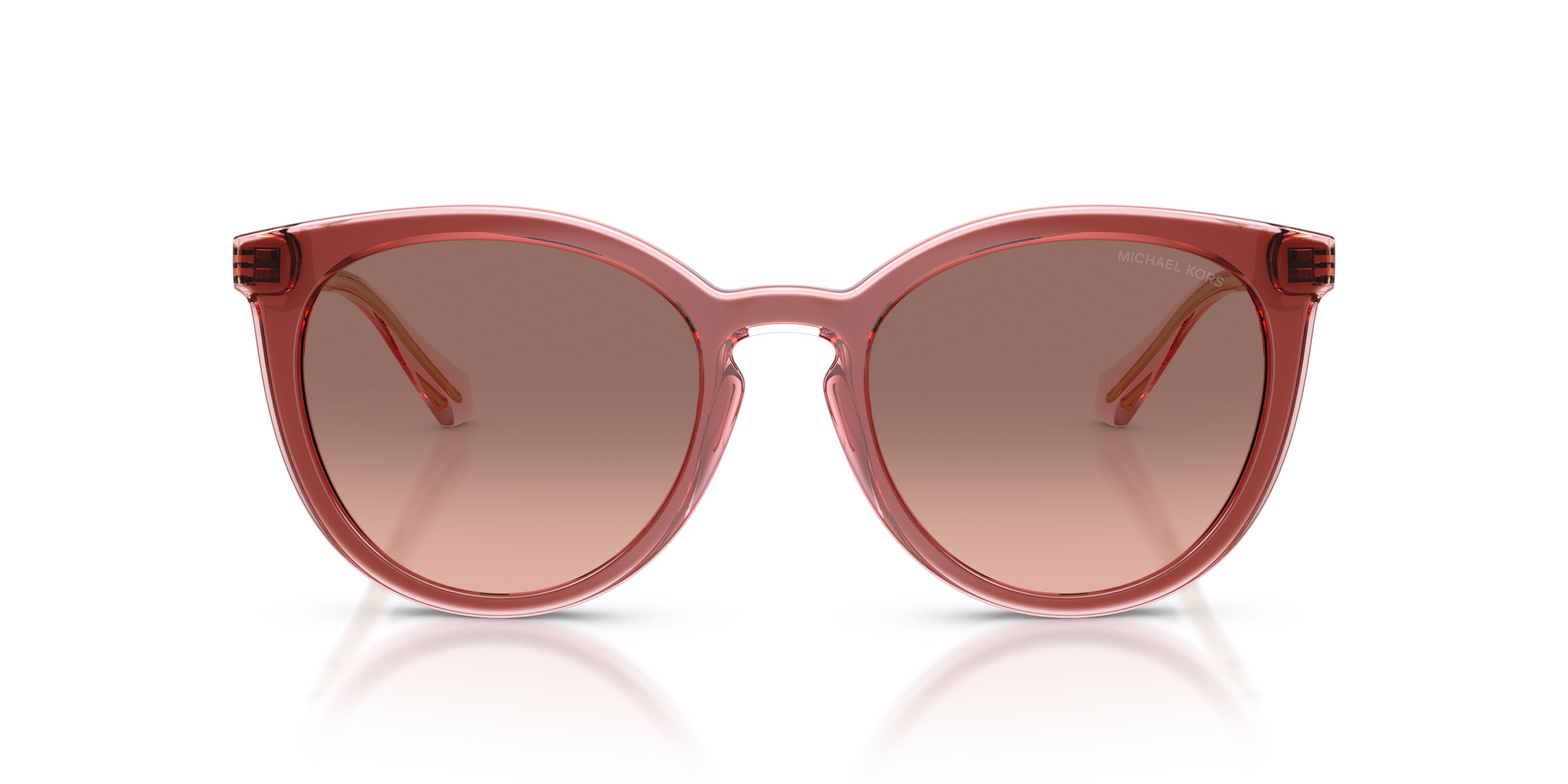 Occhiali da sole Michael Kors Tarifa MK 2274U (391313) colore palissandro forma rotondo lenti marrone rosa