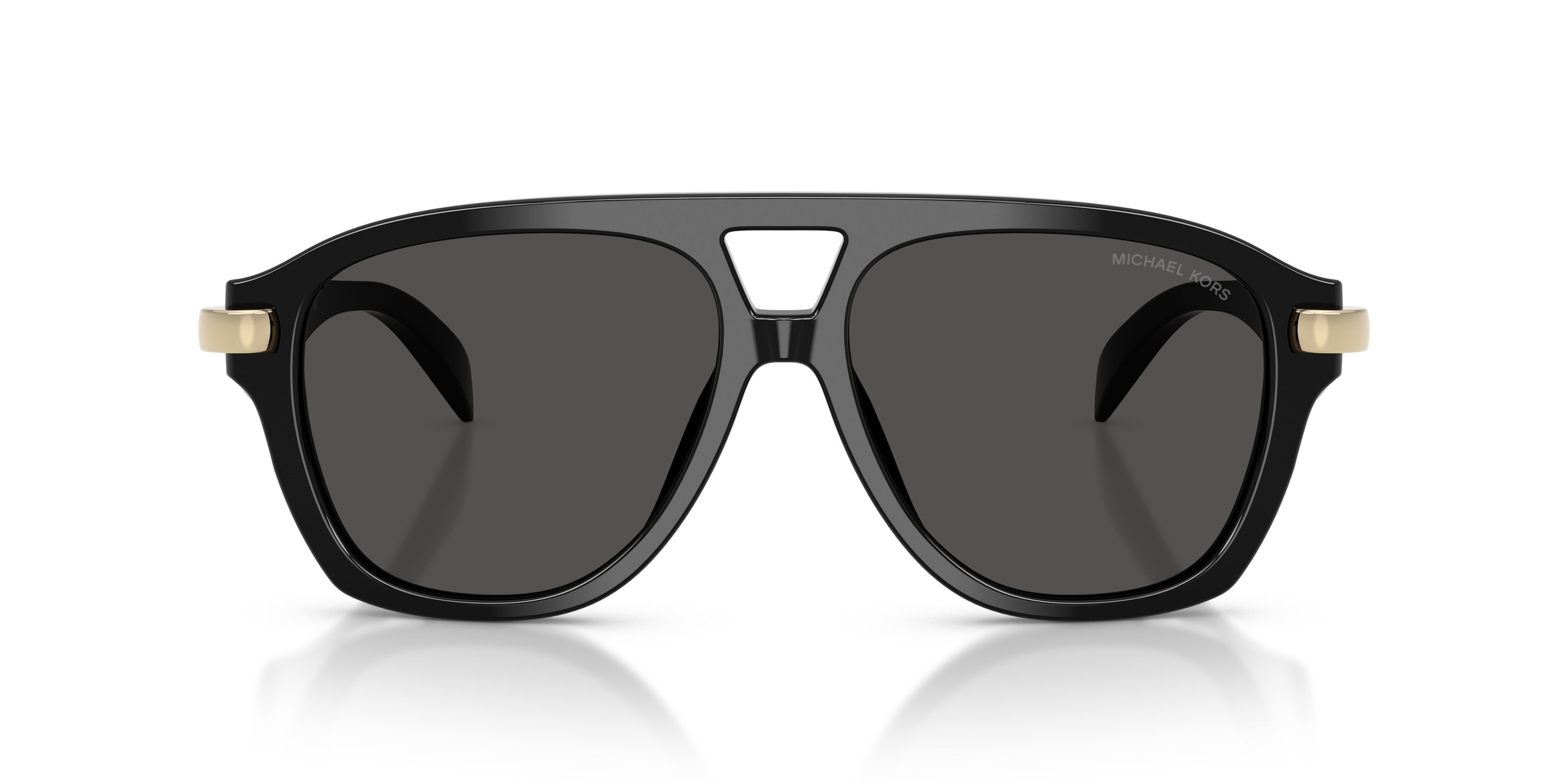 Occhiali da sole Michael Kors Grenada MK 2277U (300587) colore nero forma aviator lenti grigio