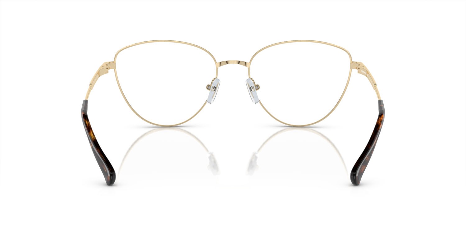 Occhiali da vista Michael Kors Crested Butte MK 3070 (1014) colore oro chiaro forma cat eye lenti lente demo
