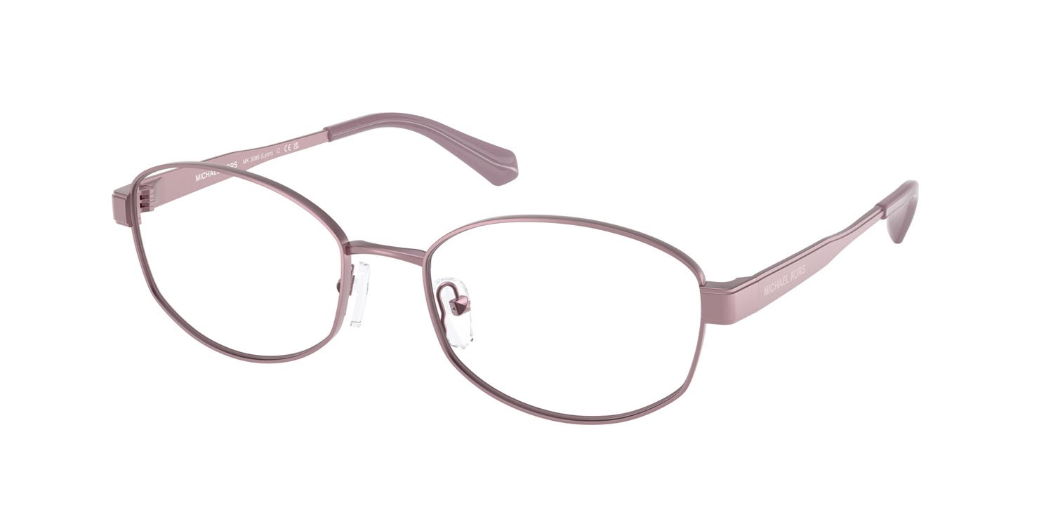Occhiali da vista Michael Kors Lyon MK 3086 (1903) colore iris chiaro forma ovale lenti lente demo