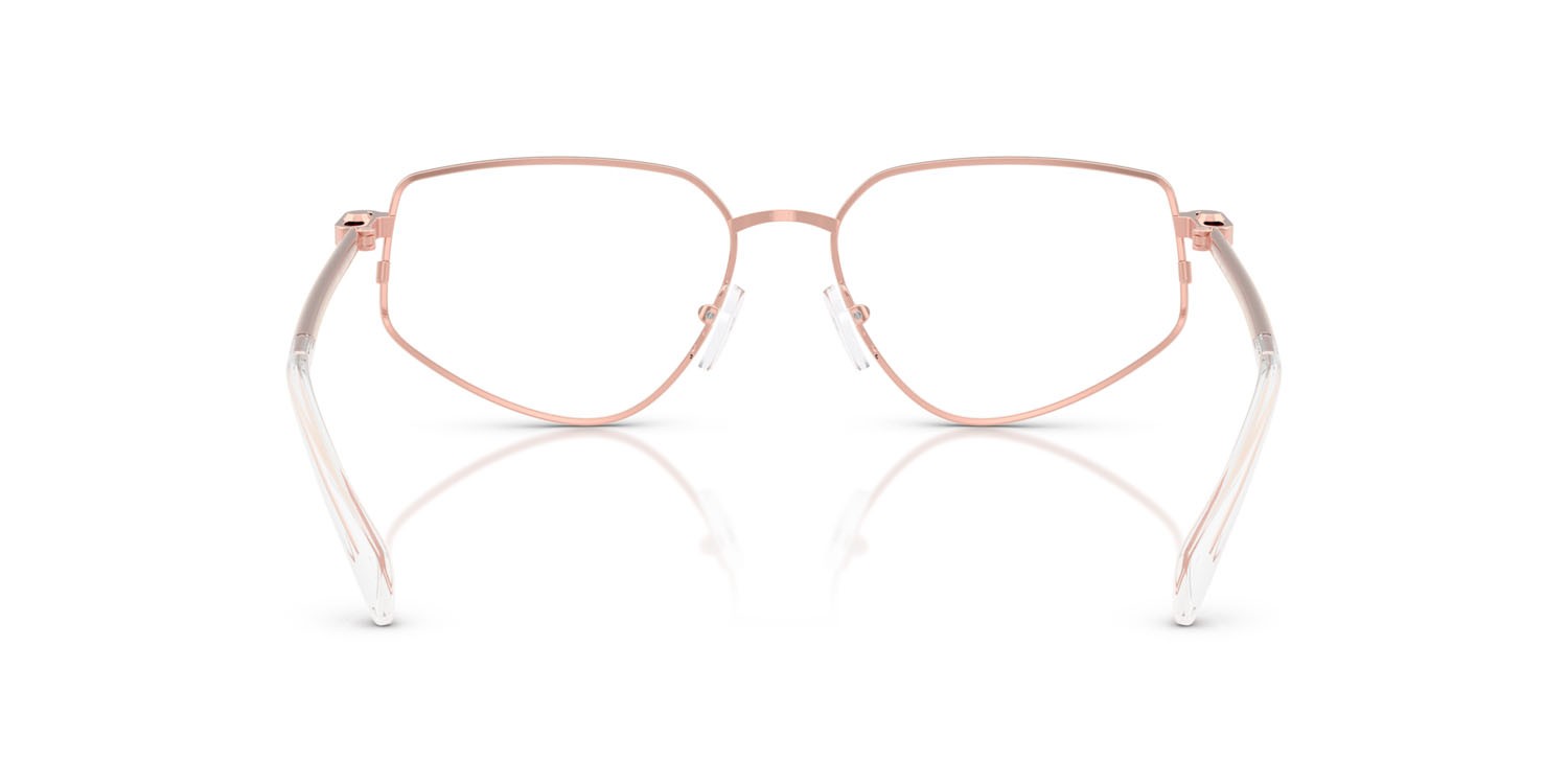 Occhiali da vista Michael Kors Mendoza MK 3088 (1108) colore oro rosa lucido forma irregolare lenti lente demo