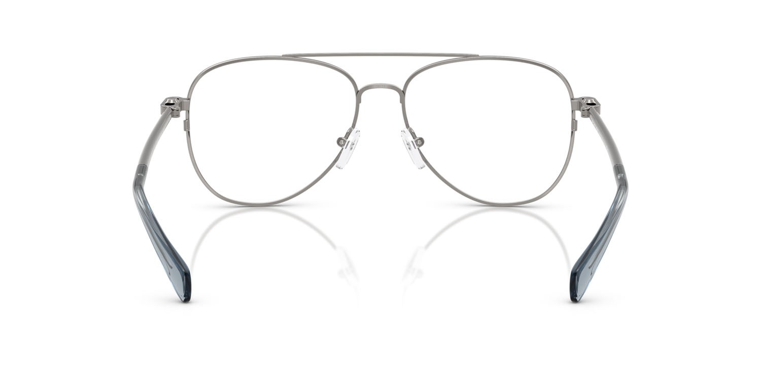 Occhiali da vista Michael Kors São Paulo MK 3089 (1002) colore gunmetal lucido forma aviator lenti lente demo