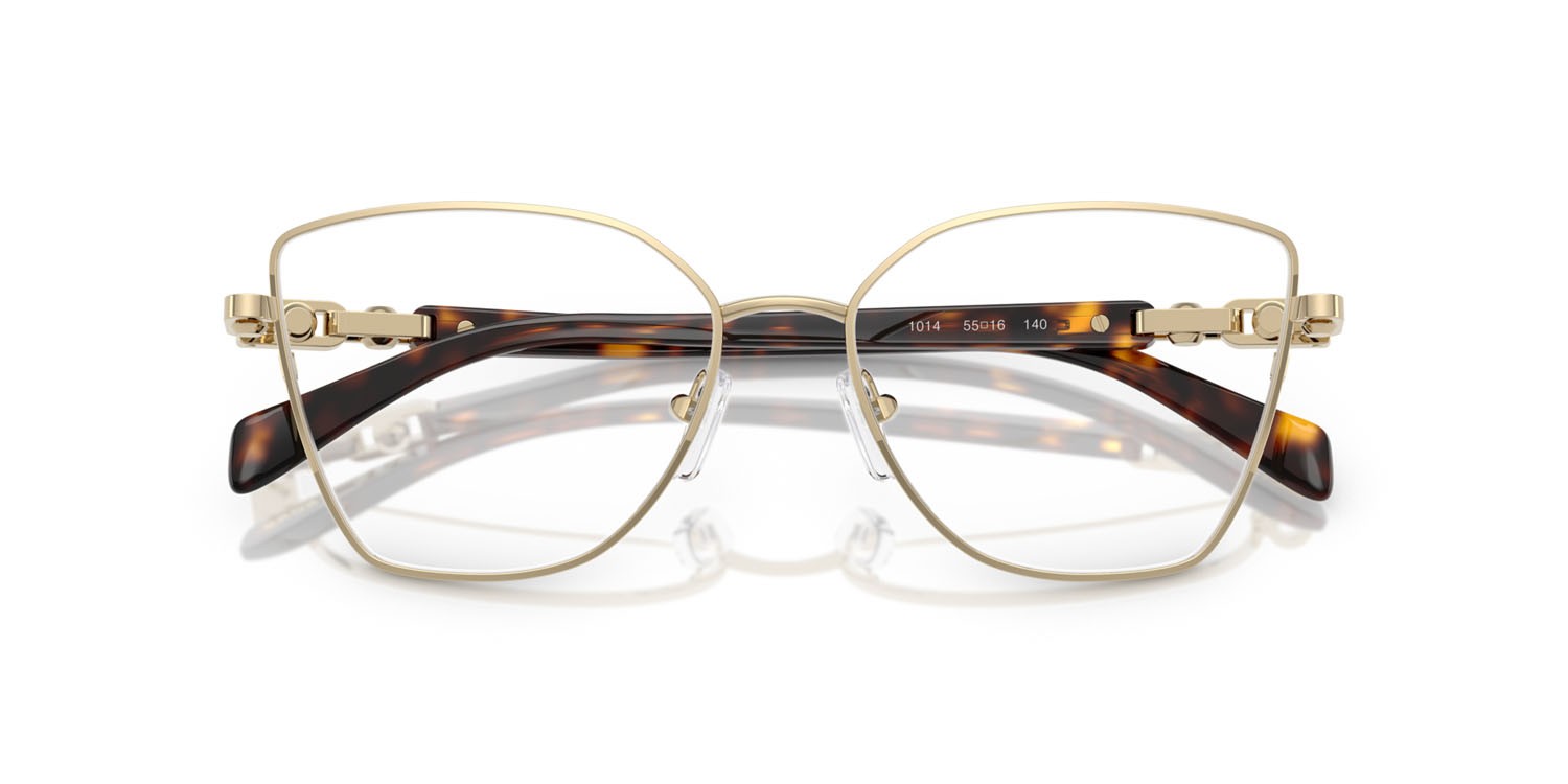 Occhiali da vista Michael Kors Nikki Beach MK 3090 (1014) colore oro chiaro lucido forma quadrato lenti lente demo