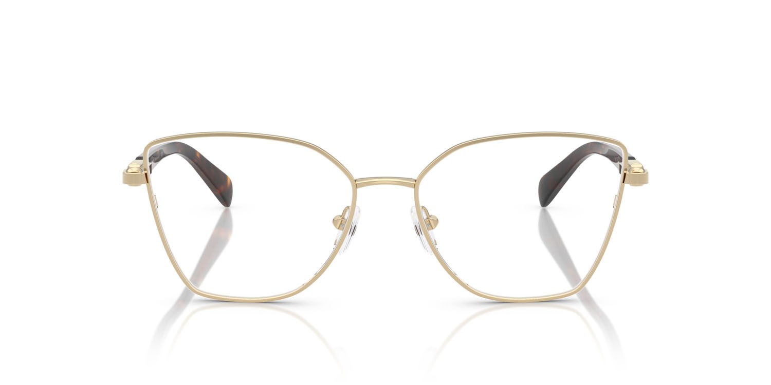 Occhiali da vista Michael Kors Nikki Beach MK 3090 (1014) colore oro chiaro lucido forma quadrato lenti lente demo