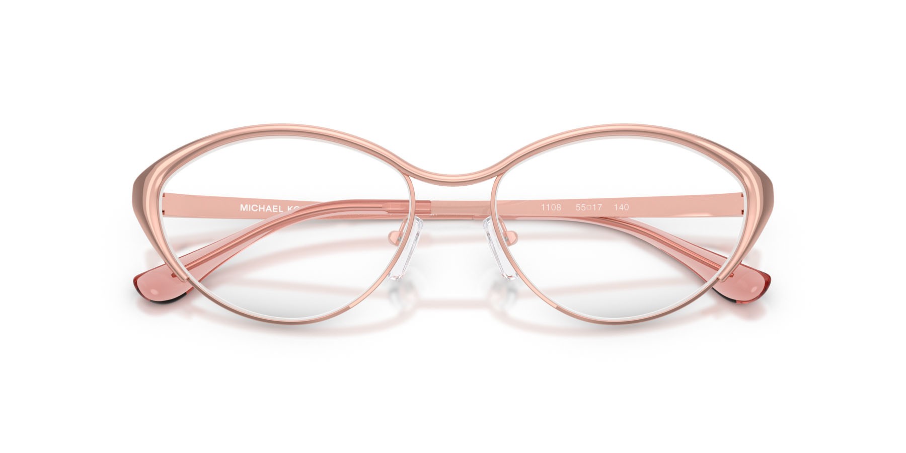 Occhiali da vista Michael Kors Santa Fe MK 3095 (1108) colore oro rose forma ovale lenti lente demo