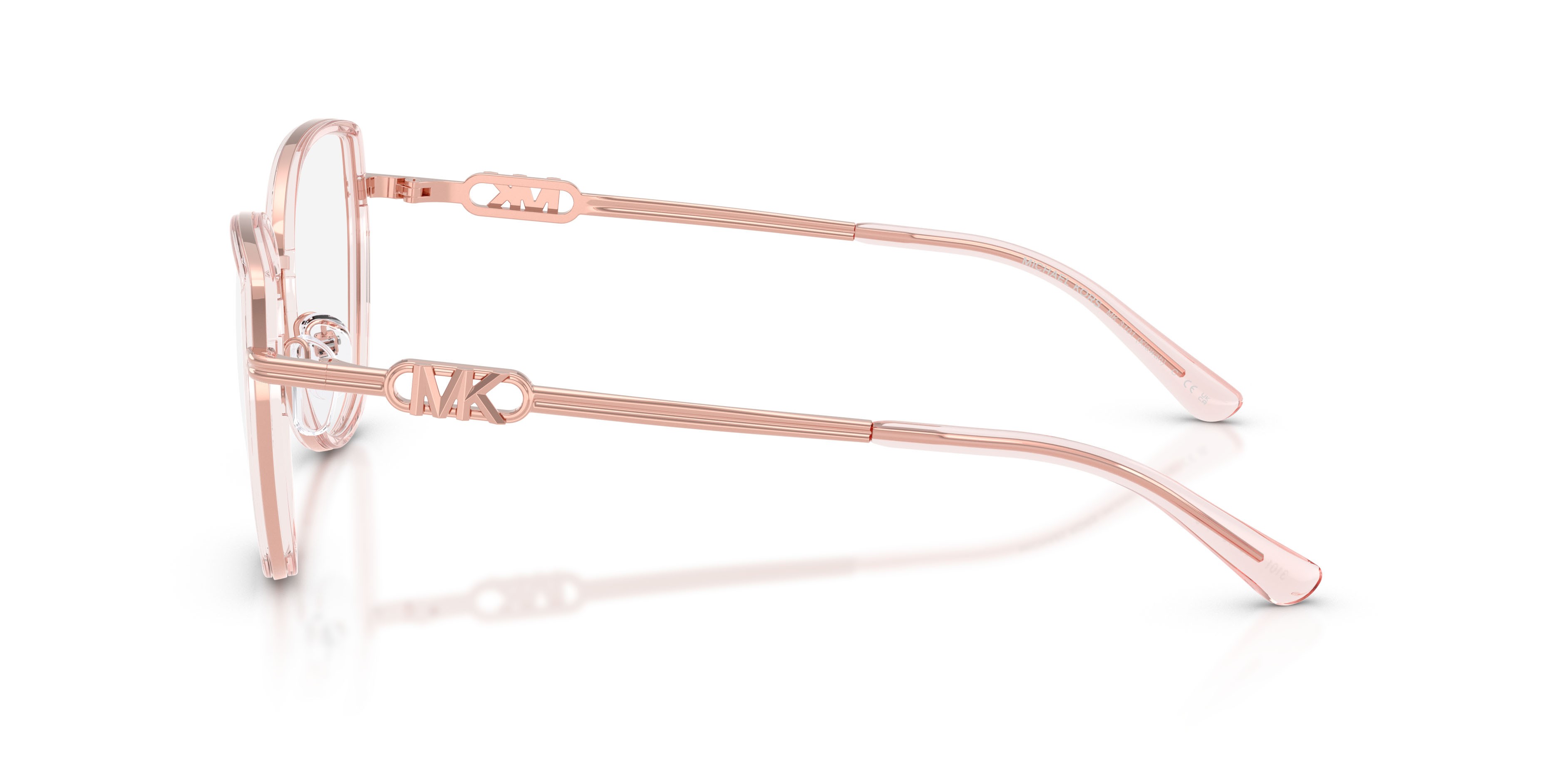 Occhiali da vista Michael Kors Kiawah MK 3101 (3101) colore rosa trasparente forma rotondo lenti lente demo