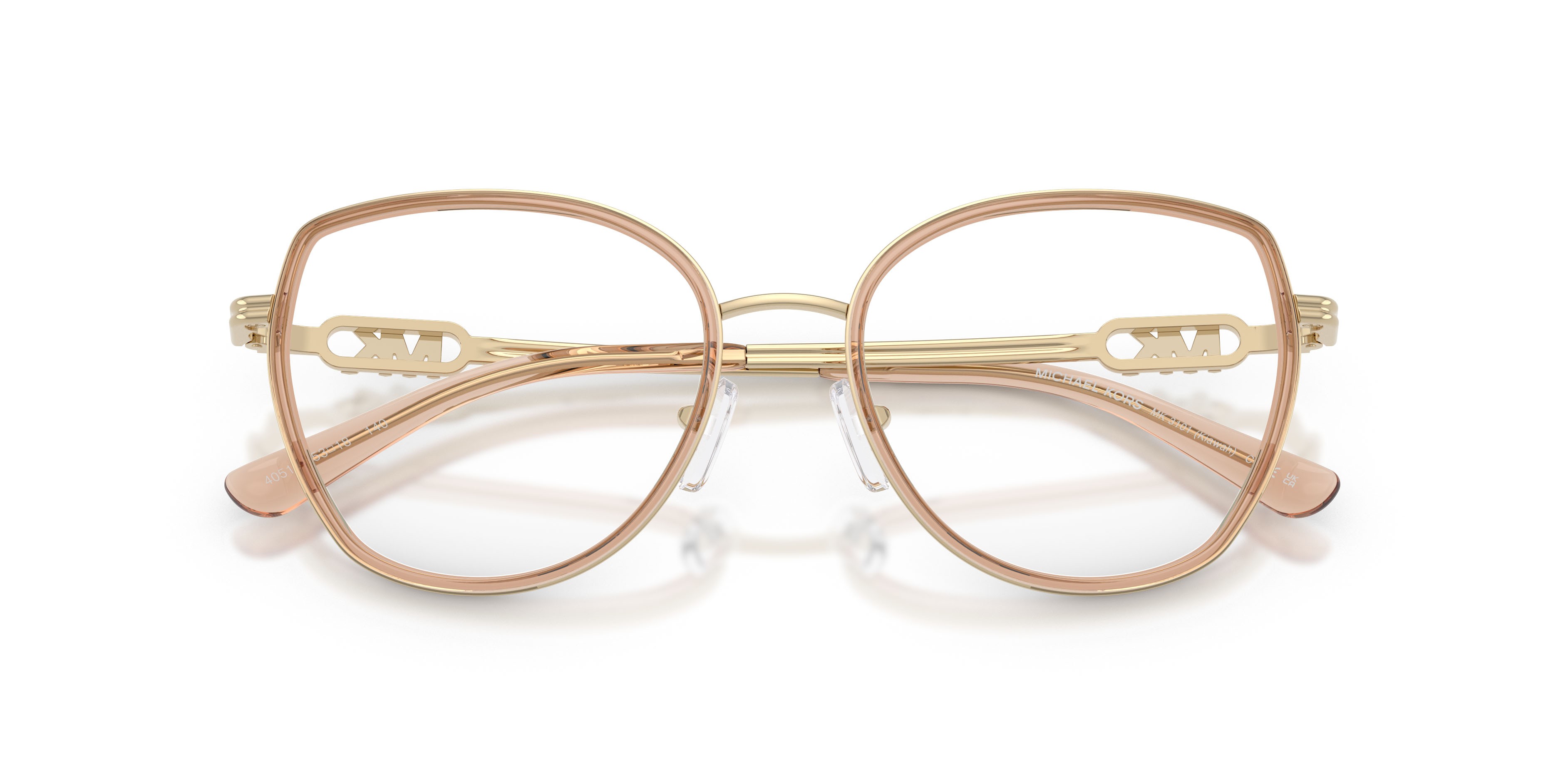 Occhiali da vista Michael Kors Kiawah MK 3101 (4051) colore marrone chiaro forma rotondo lenti lente demo