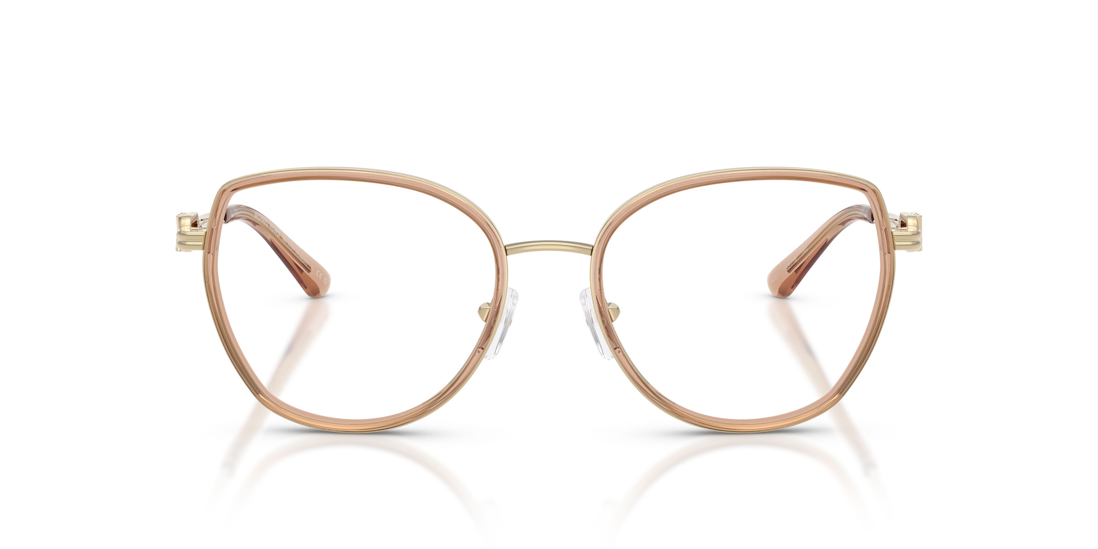 Occhiali da vista Michael Kors Kiawah MK 3101 (4051) colore marrone chiaro forma rotondo lenti lente demo