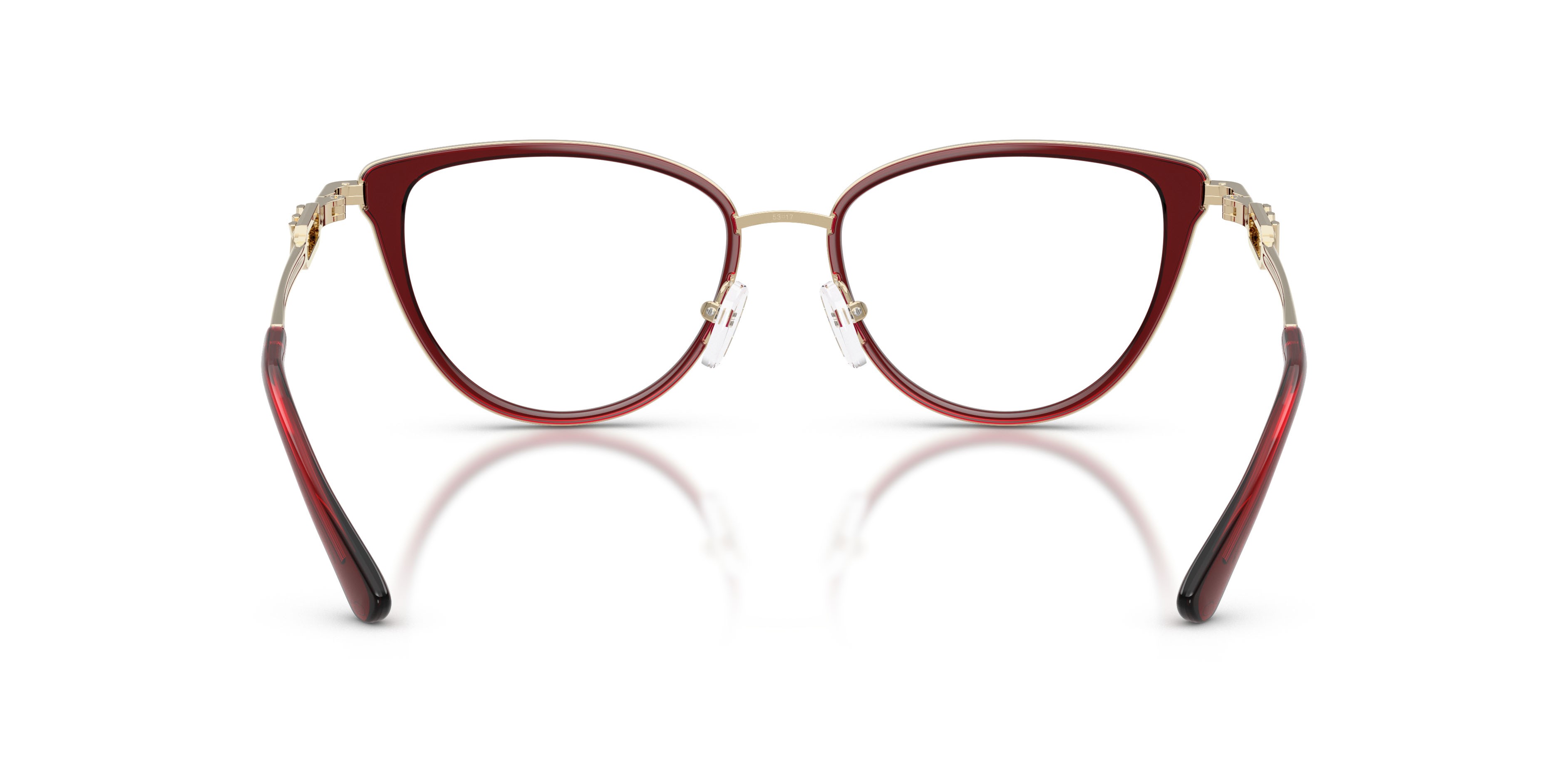 Occhiali da vista Michael Kors Hilton Head MK 3103 (3949) colore cordovan forma cat eye lenti lente demo