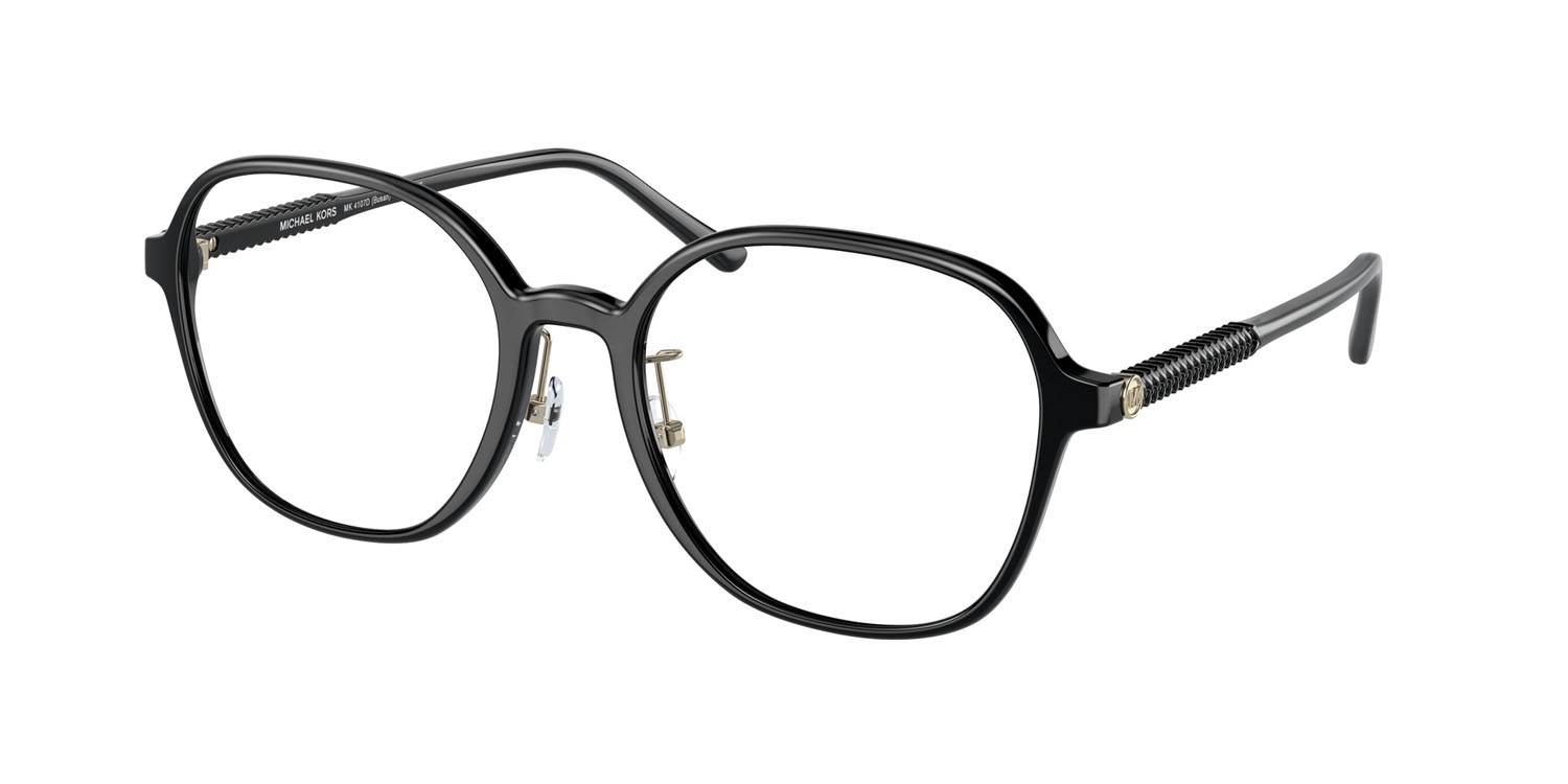 Brillen Michael Kors Busan MK 4107D (3005) farbe nero form unregelmäßig gläser lente demo