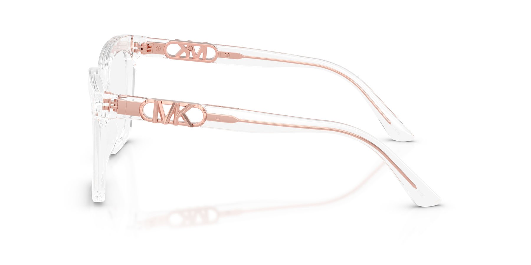 Occhiali da vista Michael Kors Nassau MK 4119U (3015) colore cristallo forma quadrato lenti lente demo