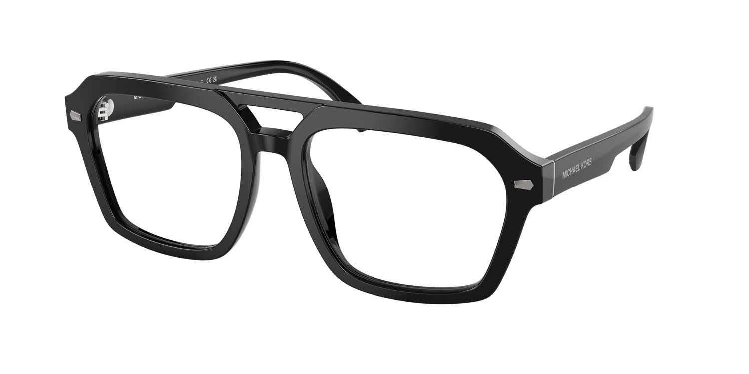 Occhiali da vista Michael Kors Seaview MK 4126 (3005) colore nero forma aviator lenti lente demo