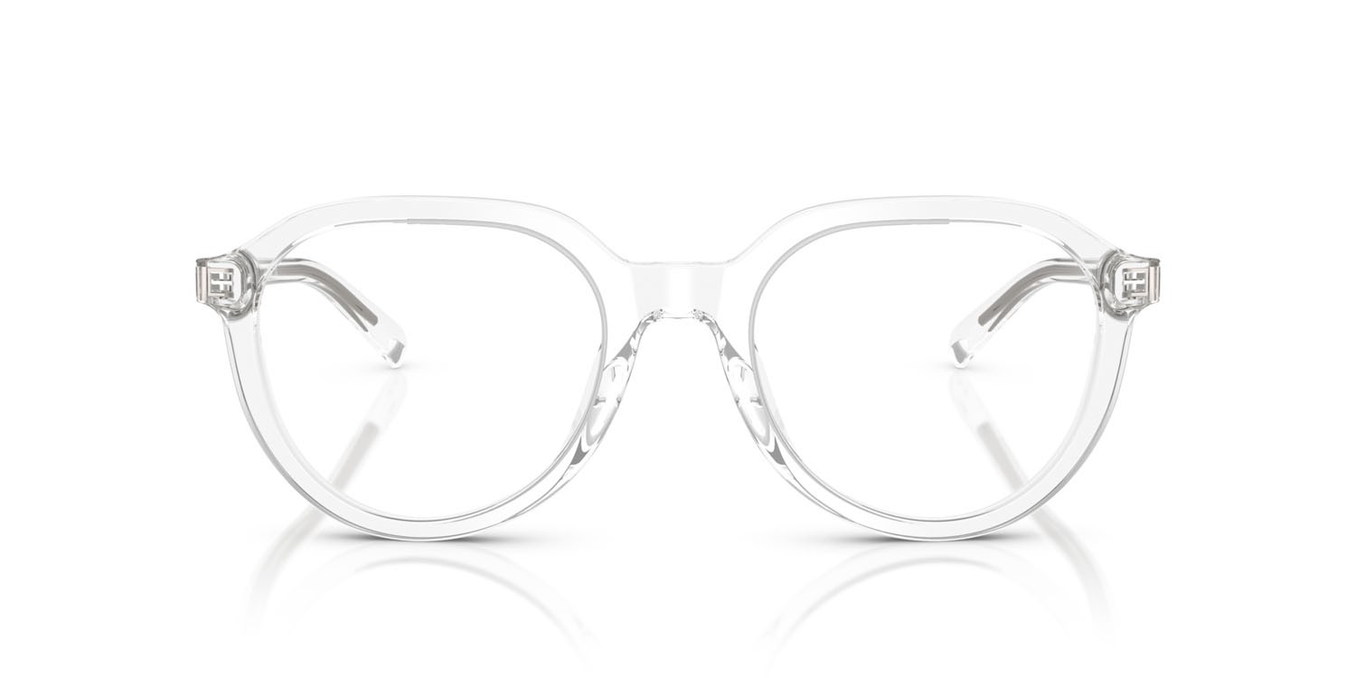 Occhiali da vista Michael Kors Redwood MK 4129 (3015) colore trasparente forma rotondo lenti lente demo