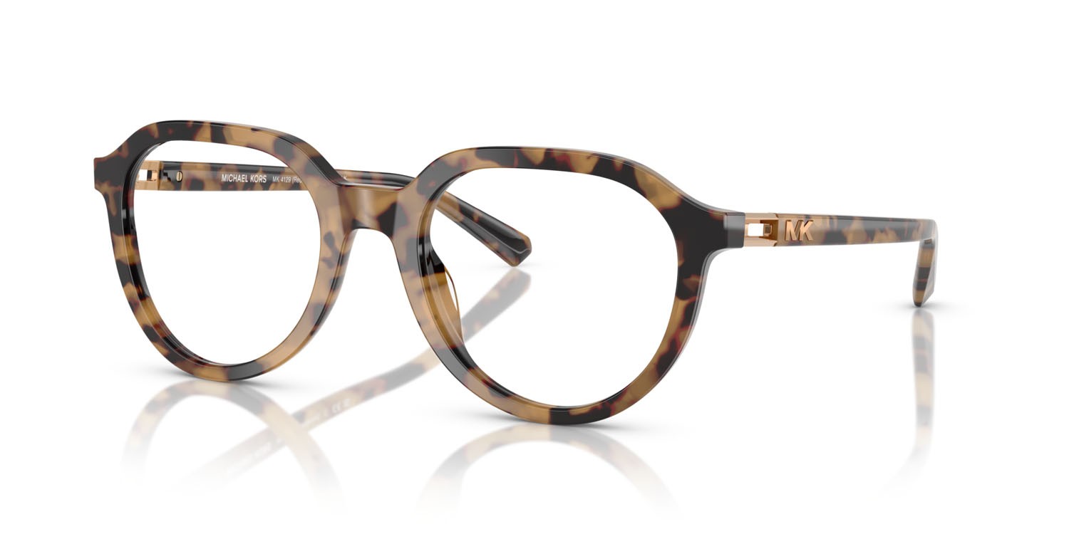Occhiali da vista Michael Kors Redwood MK 4129 (4006) colore tartarugato vintage forma rotondo lenti lente demo