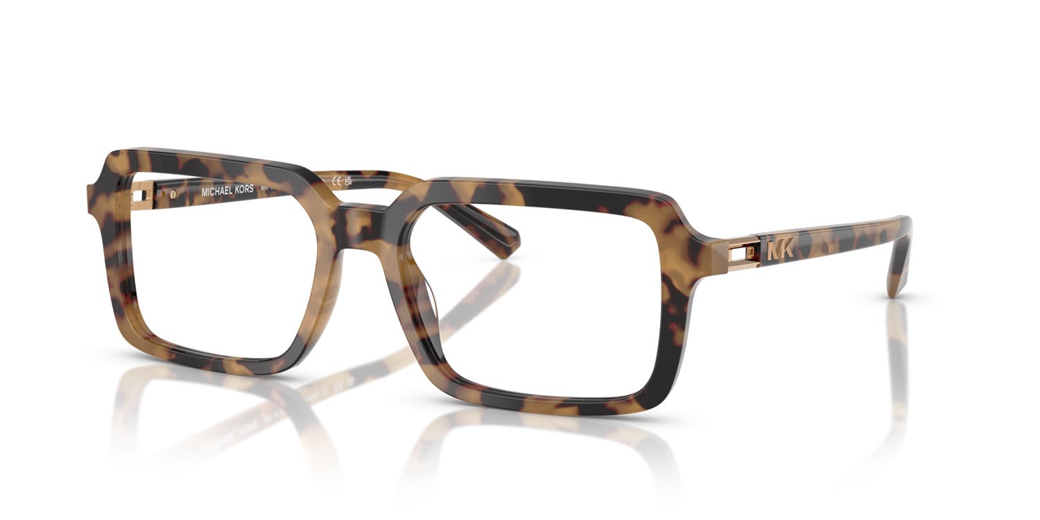 Occhiali da vista Michael Kors Yellowstone MK 4130 (4006) colore tartarugato vintage forma rettangolare lenti lente demo