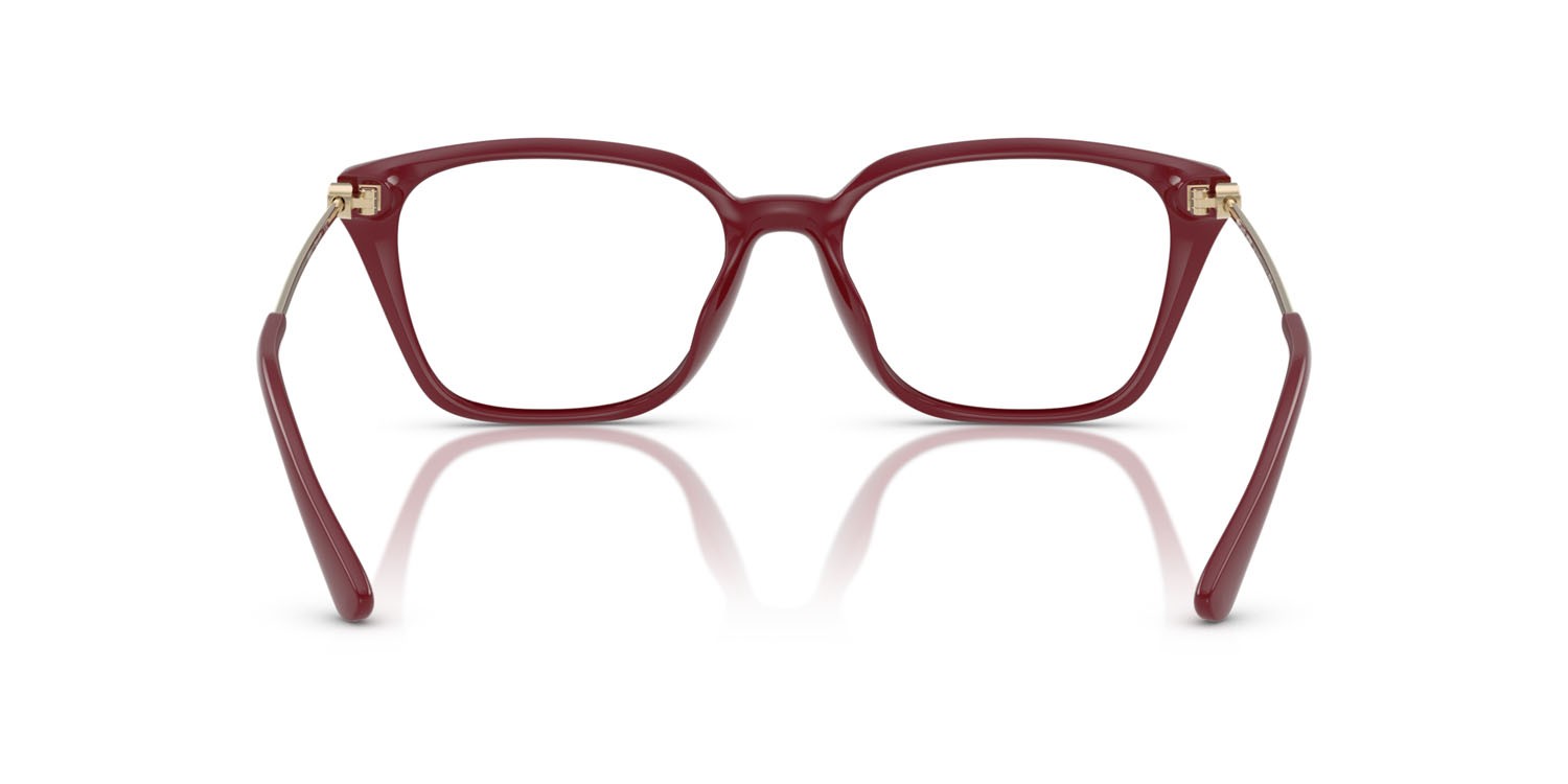 Occhiali da vista Michael Kors Hainan MK 4133D (4004) colore rosso intenso forma rettangolare lenti lente demo