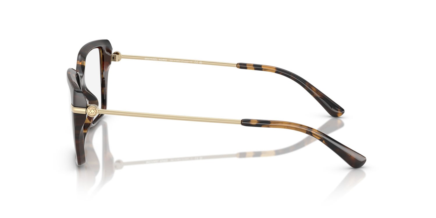 Occhiali da vista Michael Kors Crete MK 4134U (3006) colore tartarugato scuro forma rettangolare lenti lente demo