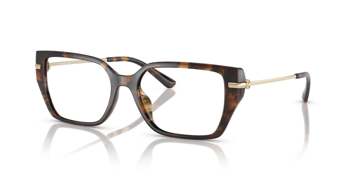 Occhiali da vista Michael Kors Crete MK 4134U (3006) colore tartarugato scuro forma rettangolare lenti lente demo