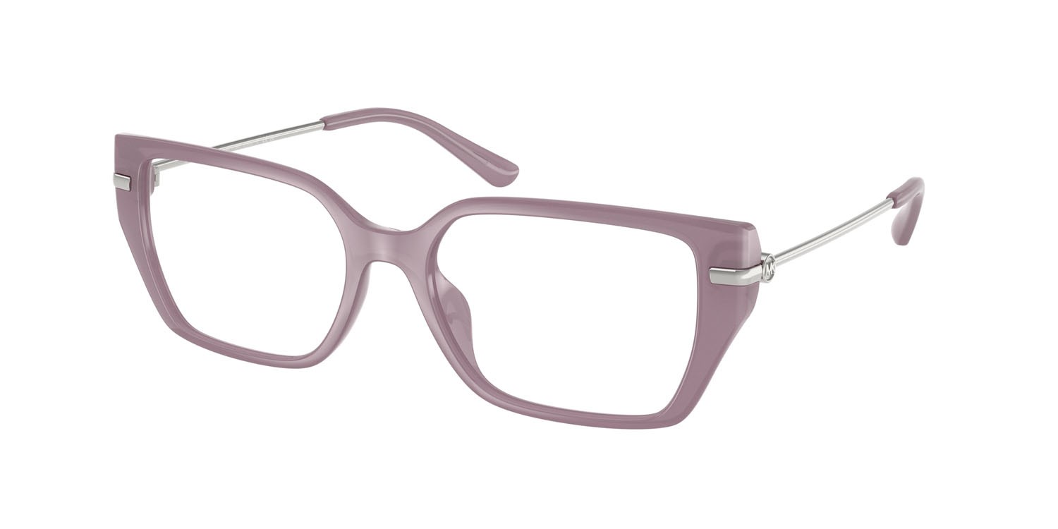 Occhiali da vista Michael Kors Crete MK 4134U (4005) colore iris chiaro forma rettangolare lenti lente demo