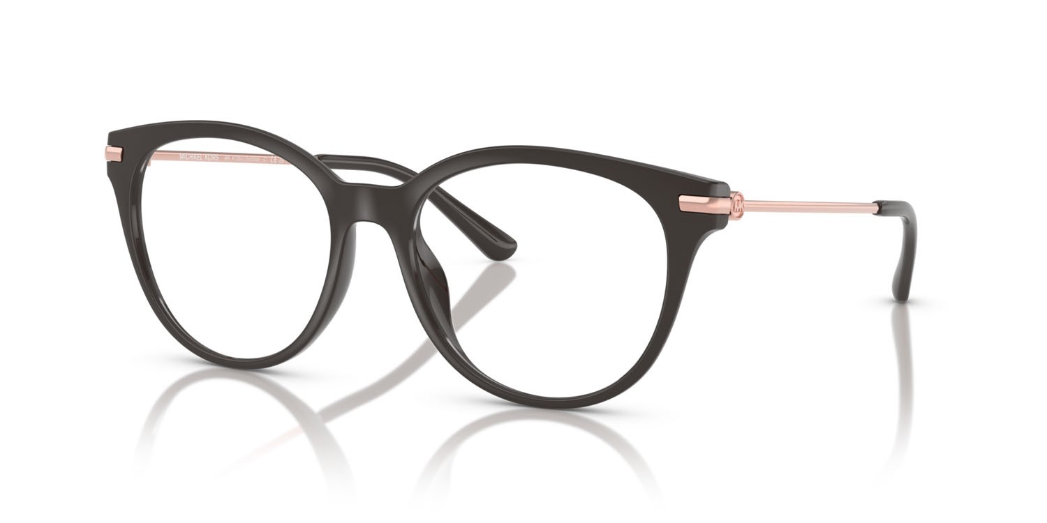 Occhiali da vista Michael Kors Tortola MK 4135U (4003) colore cenere forma rotondo lenti lente demo