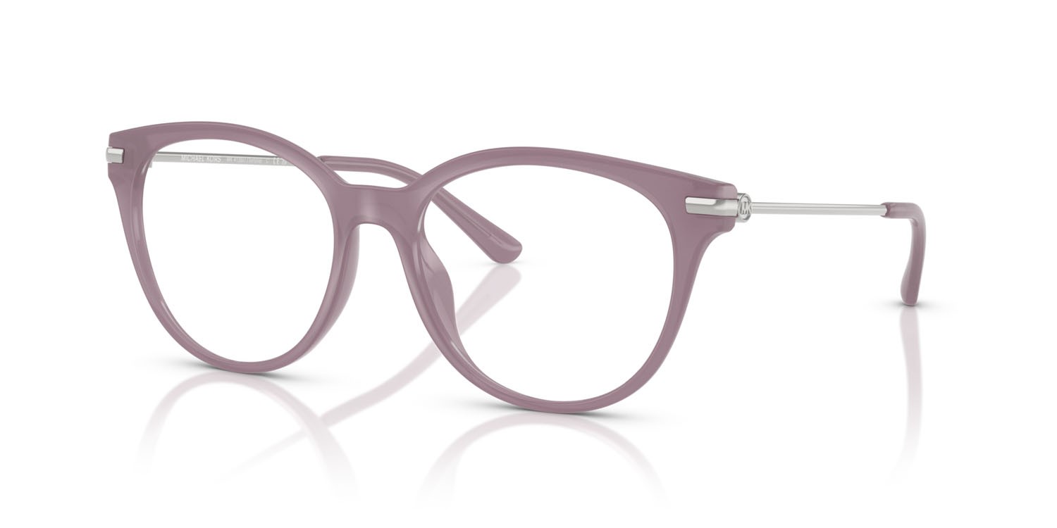 Eyeglasses Michael Kors Tortola MK 4135U (4005) color iris chiaro shape round lenses lente demo