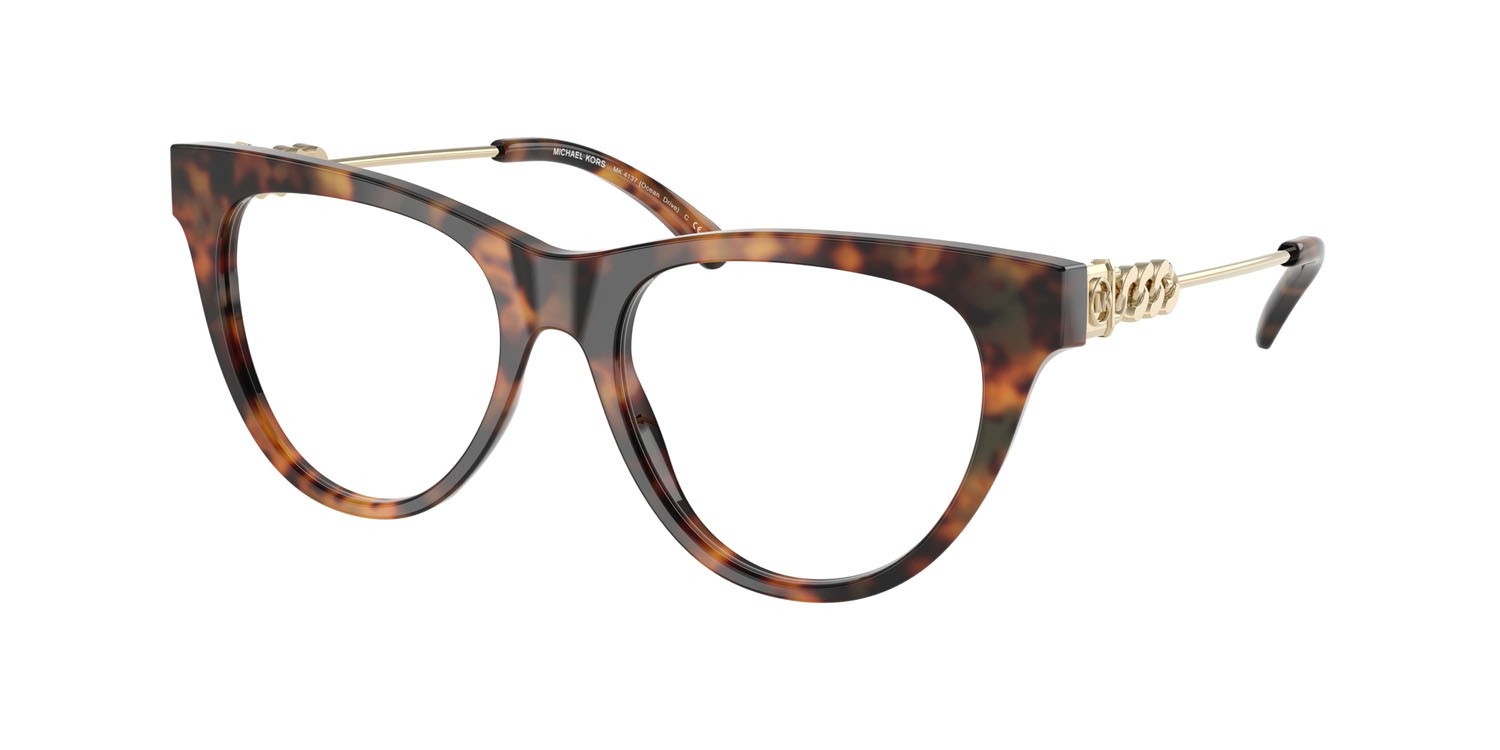 Occhiali da vista Michael Kors Ocean Drive MK 4137 (3904) colore jet set tortoise forma cat eye lenti lente demo