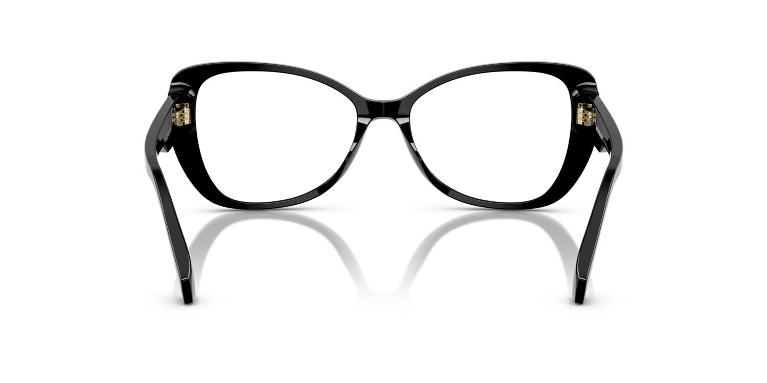 Occhiali da vista Michael Kors Cervinia MK 4138B (3005) colore nero forma farfalla lenti lente demo