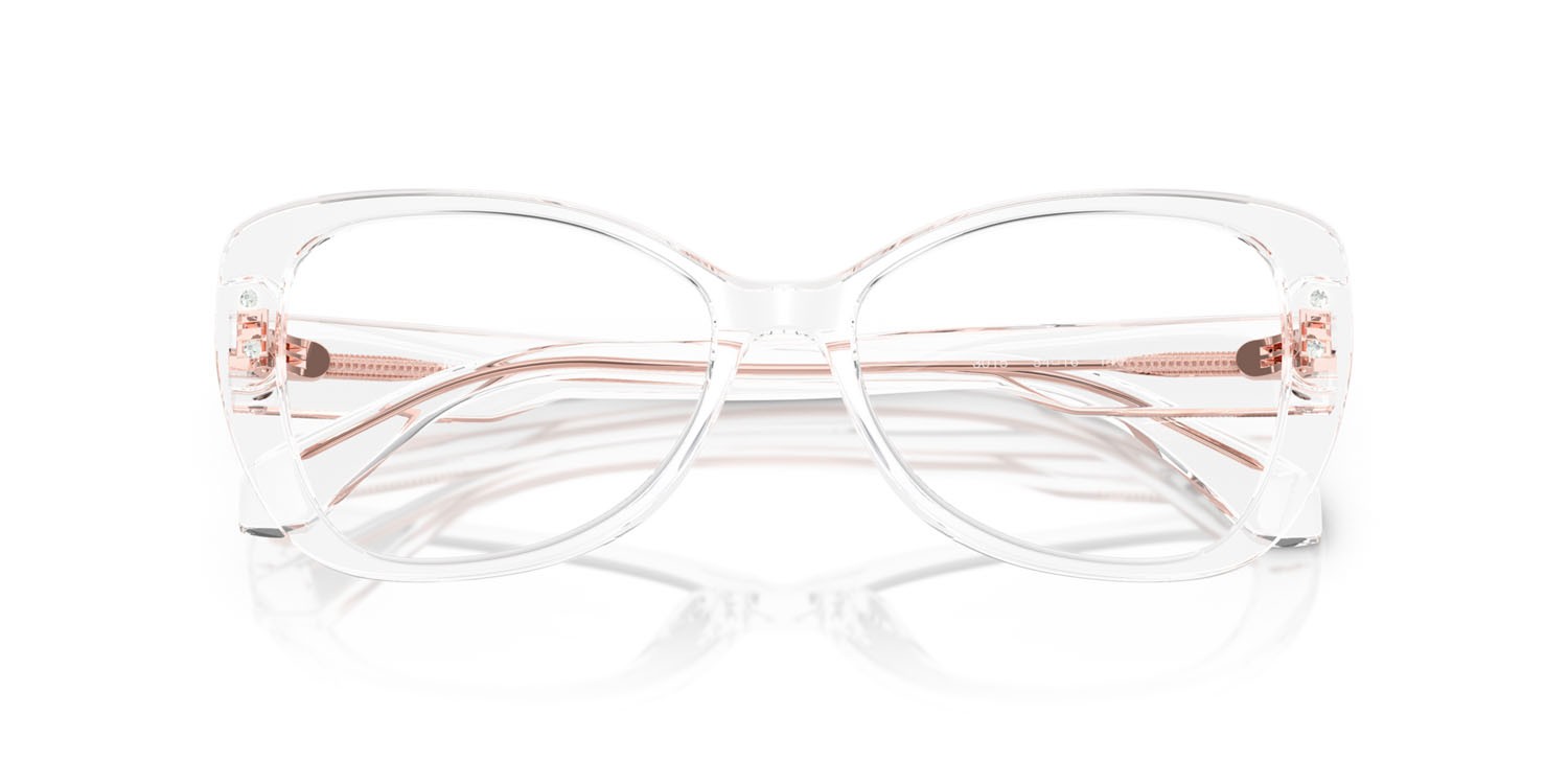 Occhiali da vista Michael Kors Cervinia MK 4138B (3015) colore trasparente forma farfalla lenti lente demo