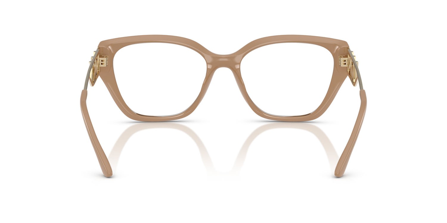 Occhiali da vista Michael Kors Bierzo MK 4140U (3555) colore cammello forma quadrato lenti lente demo