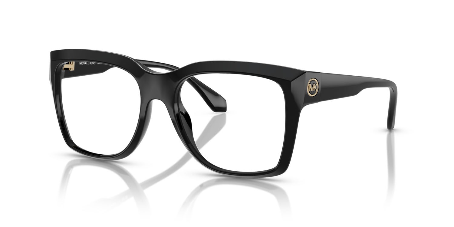 Occhiali da vista Michael Kors Sarasota MK 4144U (3005) colore nero forma quadrato lenti lente demo
