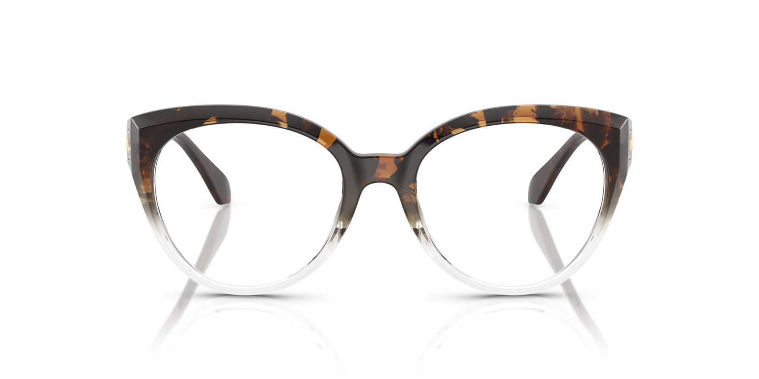 Occhiali da vista Michael Kors Amelia Island MK 4145U (4025) colore tartarugato scuro a trasparente forma rotondo lenti lente demo