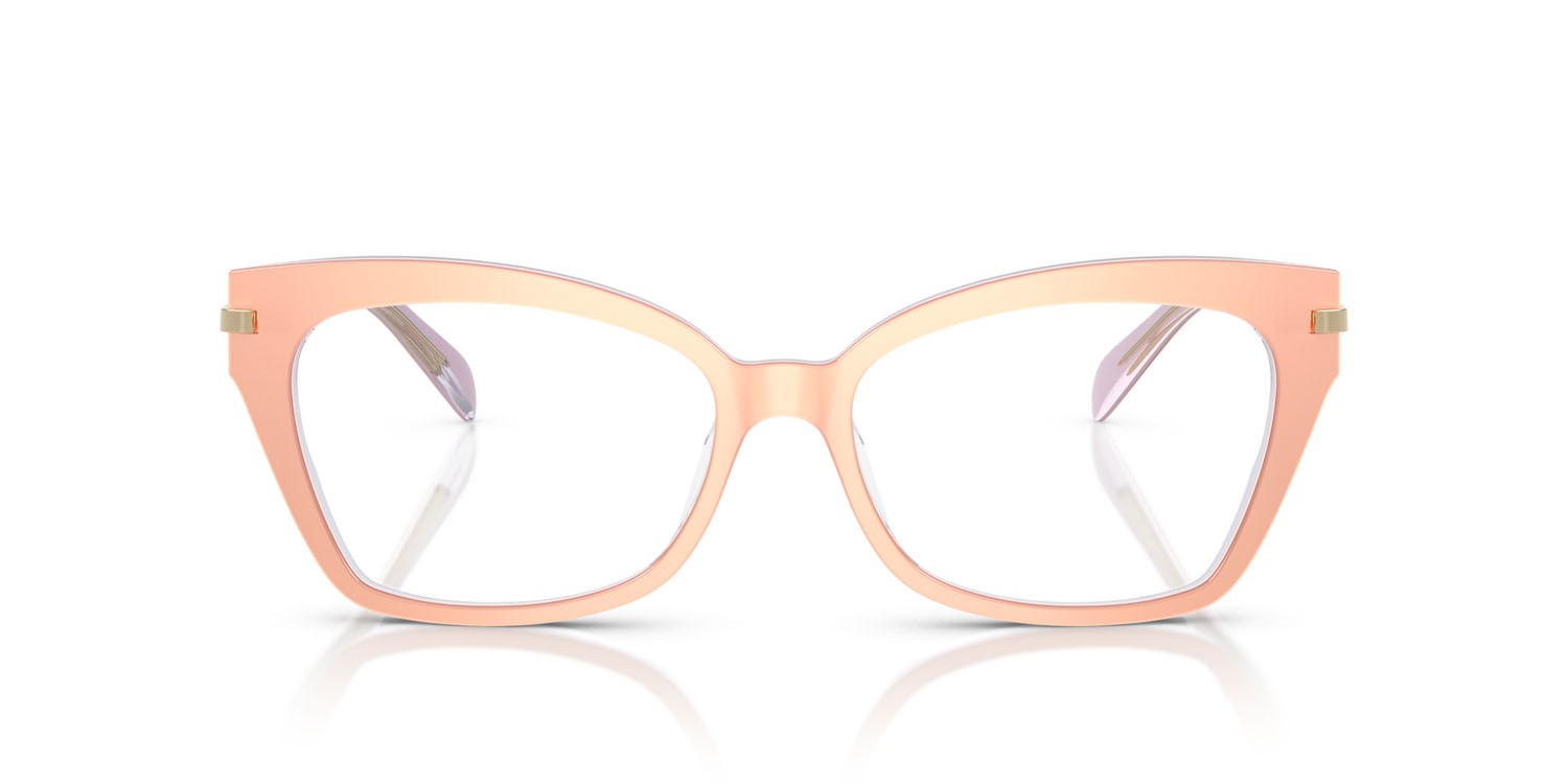 Occhiali da vista Michael Kors Montego Bay MK 4146U (4015) colore sabbia chiaro forma cat eye lenti lente demo