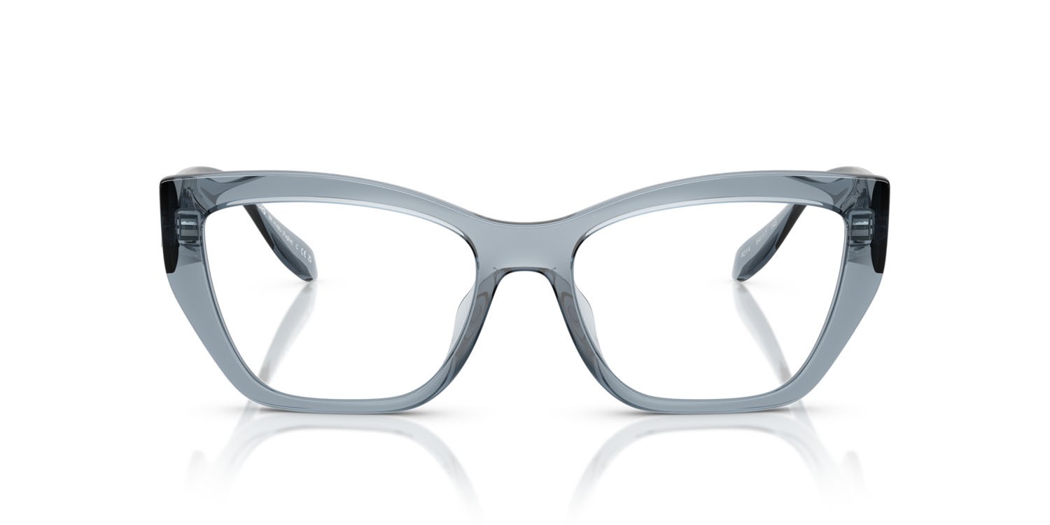 Occhiali da vista Michael Kors Puglia MK 4149U (4014) colore denim trasparente forma rettangolare lenti lente demo