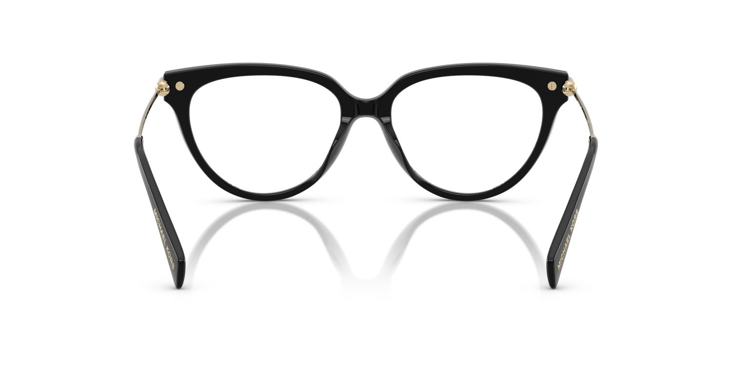 Occhiali da vista Michael Kors Windham MK 4151U (3005) colore nero forma cat eye lenti lente demo