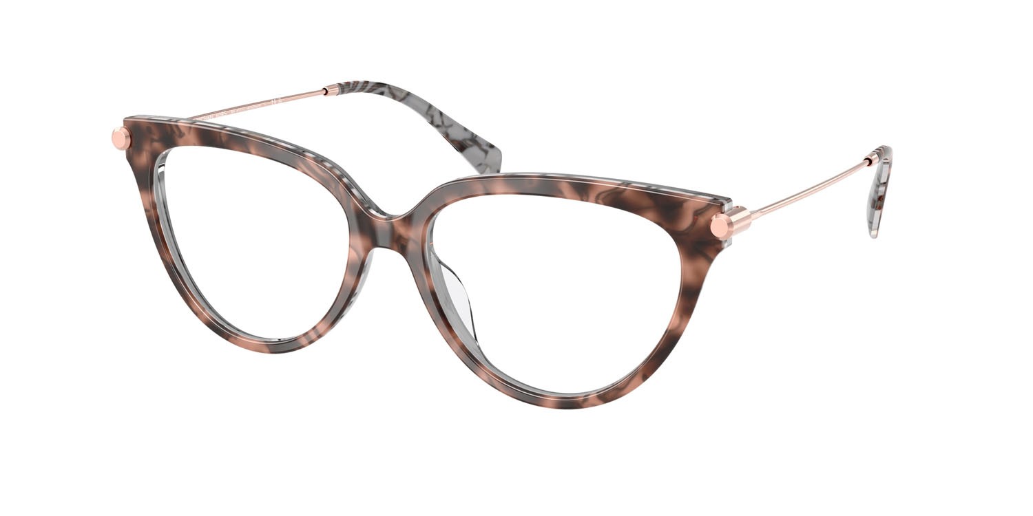 Occhiali da vista Michael Kors Windham MK 4151U (4017) colore rosa tartarugato forma cat eye lenti lente demo