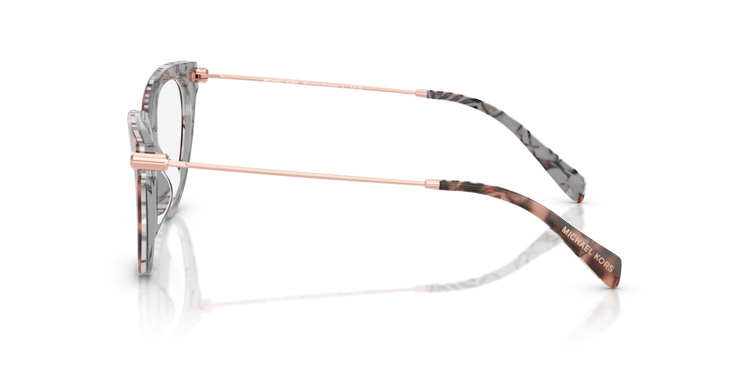 Occhiali da vista Michael Kors Windham MK 4151U (4017) colore rosa tartarugato forma cat eye lenti lente demo