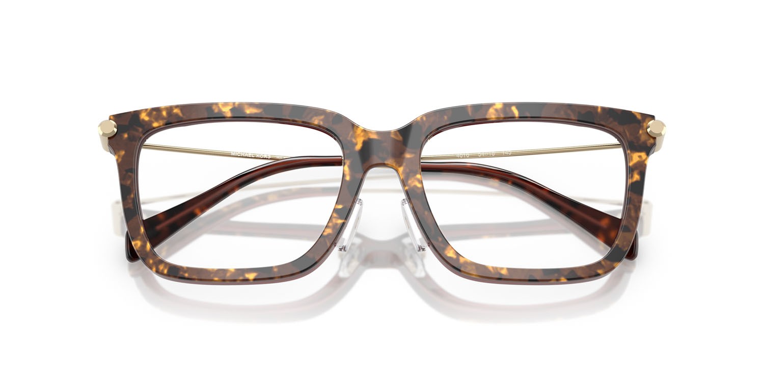 Occhiali da vista Michael Kors Guilin MK 4152D (4016) colore marrone perlato tartarugato forma quadrato lenti lente demo