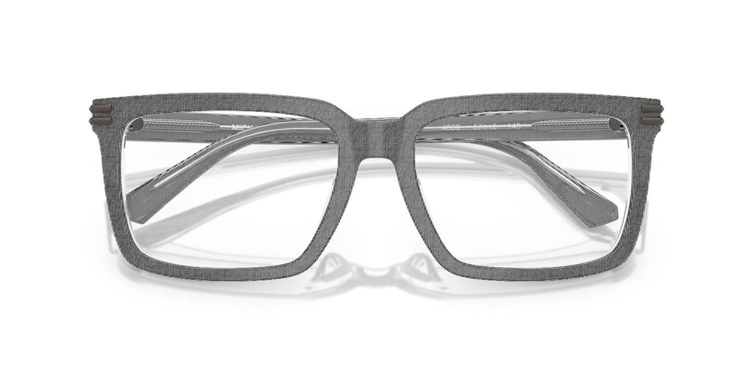 Occhiali da vista Michael Kors Bayshore MK 4155U (4009) colore denim grigio forma quadrato lenti lente demo