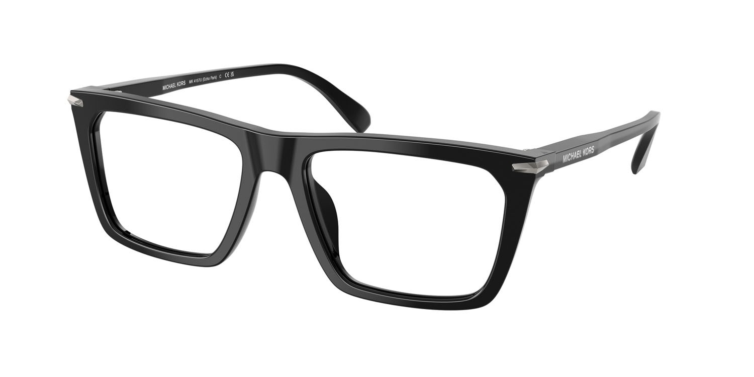 Occhiali da vista Michael Kors Echo Park MK 4157U (3005) colore nero forma rettangolare lenti lente demo
