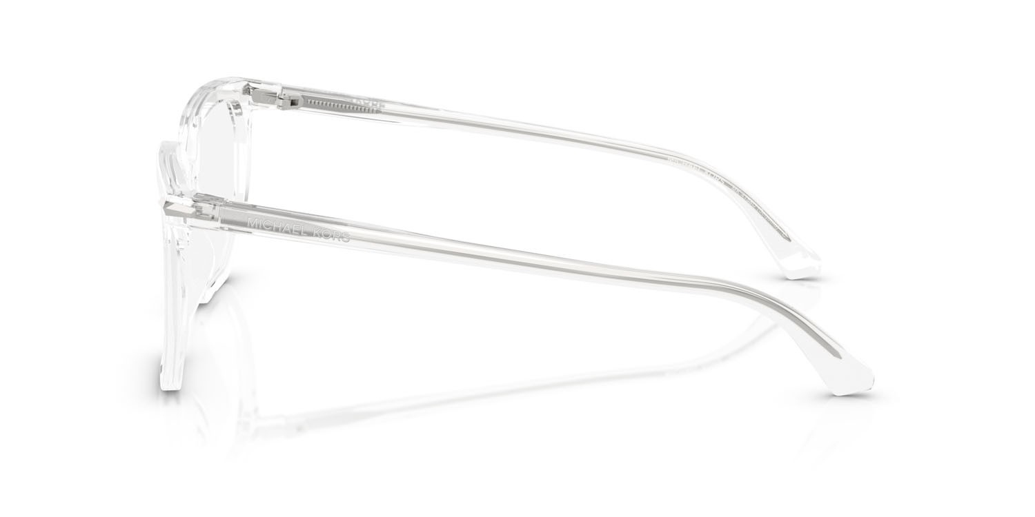 Occhiali da vista Michael Kors Sequoia MK 4158U (3015) colore trasparente forma irregolare lenti lente demo